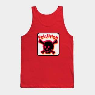 Pollution Skull Tank Top